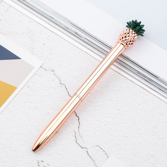 Wholesale cute pineapple ballpoint pen business gift metal signature pen JDC-BP-Huah034