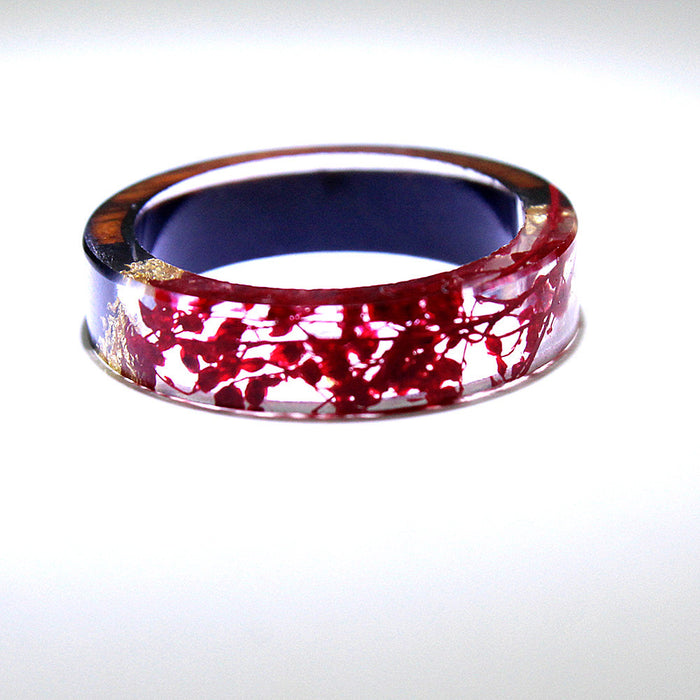 Wholesale Wood Luminous Amber Rings MOQ≥2 JDC-RS-PingD002