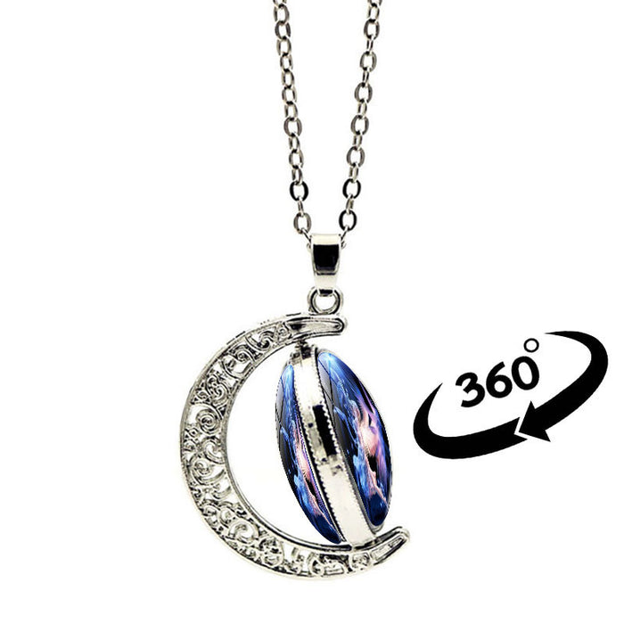 Jewelry WholesaleWholesale Angel double-sided rotating Pendant JDC-CS-Hengx006 charms 横湘 %variant_option1% %variant_option2% %variant_option3%  Factory Price JoyasDeChina Joyas De China