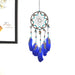 Jewelry WholesaleWholesale Blue Indian Peacock Feather Iron Hoop Dreamcatcher JDC-DC-ZZe001 Dreamcatcher 振泽 %variant_option1% %variant_option2% %variant_option3%  Factory Price JoyasDeChina Joyas De China