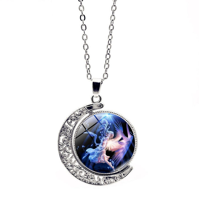 Jewelry WholesaleWholesale Angel double-sided rotating Pendant JDC-CS-Hengx006 charms 横湘 %variant_option1% %variant_option2% %variant_option3%  Factory Price JoyasDeChina Joyas De China