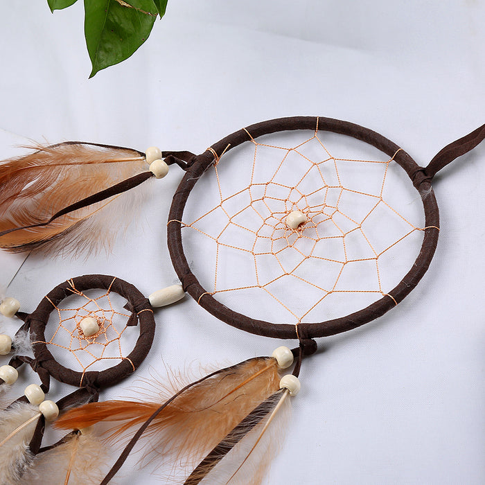 Wholesale Indian Feather Dreamcatcher MOQ≥2 JDC-DC-YXuan001