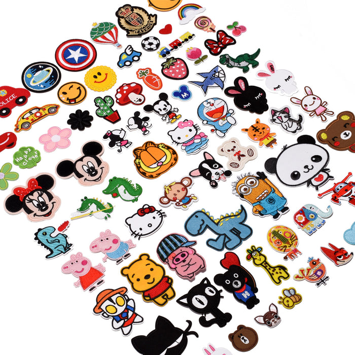 Wholesale Embroidered Cloth Stickers Cartoon (M) JDC-EBY-Lide003