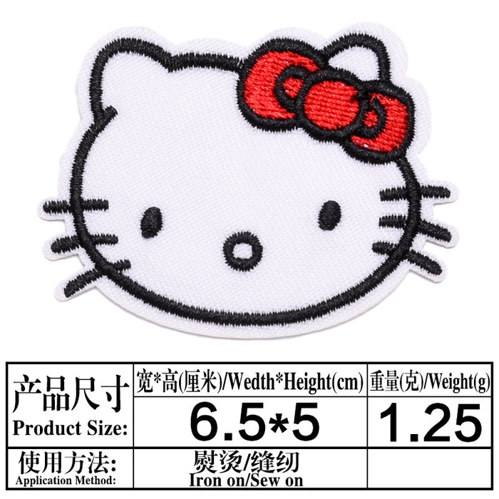 Wholesale Fabric Cartoon Badge Clothing Ironing Patch Embroidery Cloth Sticker JDC-EBY-Lide015