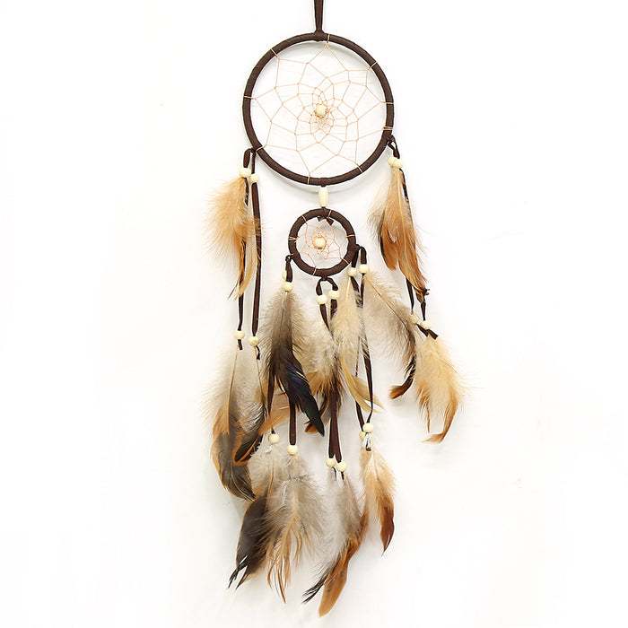 Wholesale Indian Feather Dreamcatcher MOQ≥2 JDC-DC-YXuan001