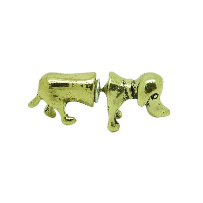 Jewelry WholesaleWholesale Harajuku Stereoscopic Animal Dachshund Dog Alloy Stud Earrings JDC-ES-LY020 Earrings 乐钰 %variant_option1% %variant_option2% %variant_option3%  Factory Price JoyasDeChina Joyas De China