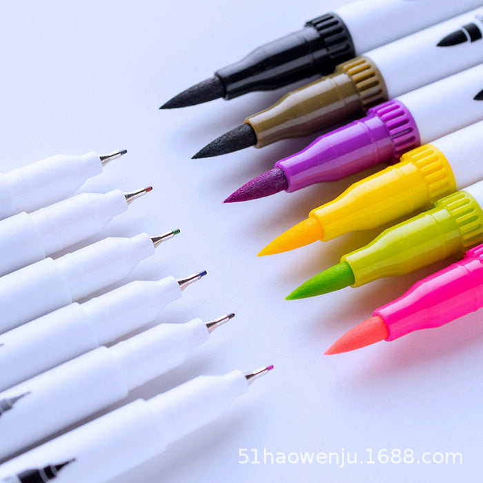 Jewelry WholesaleWholesale plastic watercolor pen marker JDC-BP-HWJ009 Ballpoint pen 好文聚 %variant_option1% %variant_option2% %variant_option3%  Factory Price JoyasDeChina Joyas De China