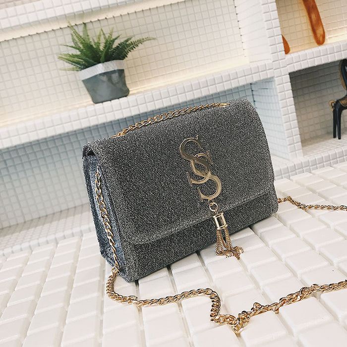 Wholesale PU Tassel Chain Shoulder Bag JDC-SD-Sengpa006