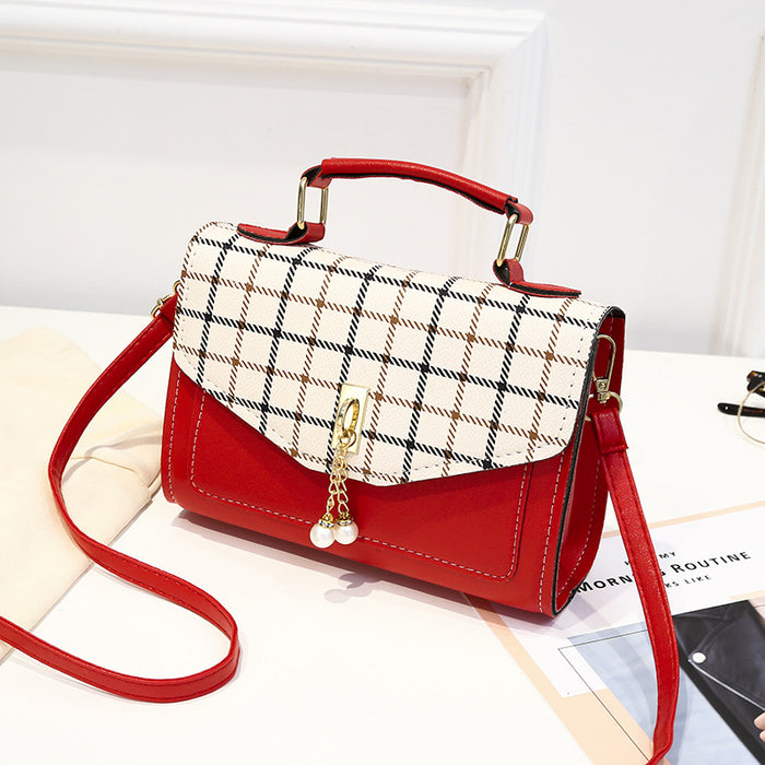 Wholesale Shoulder Bag PU Beaded Small Square Bag Diagonal JDC-SD-Chengy006