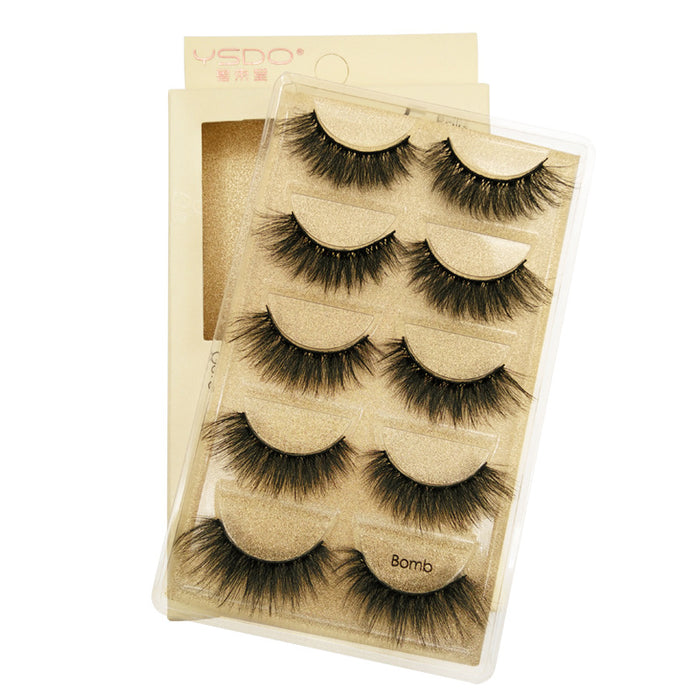 Wholesale 3D Mink Hair Soft False Eyelashes JDC-EY-LanJL006