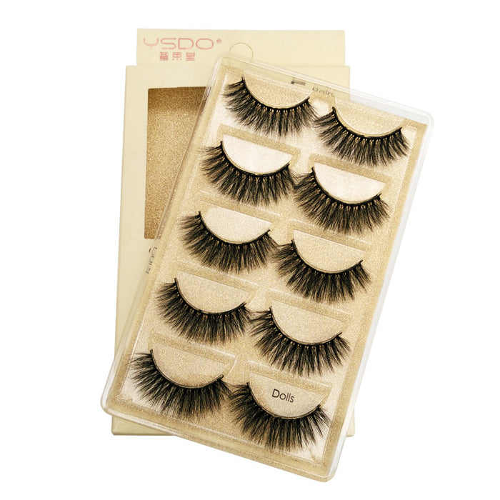 Wholesale 3D Mink Hair Soft False Eyelashes JDC-EY-LanJL006