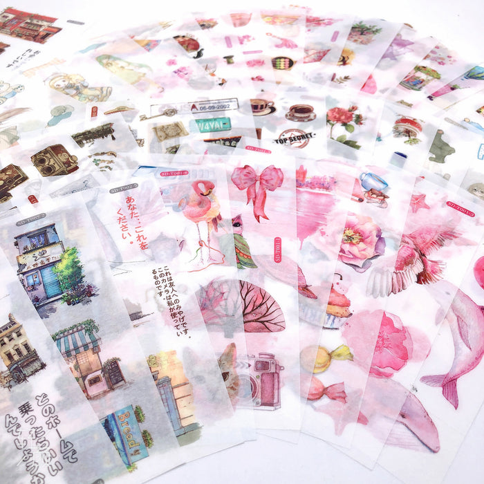 Wholesale Sticker DIY Handmade 6pcs JDC-ST-WeiL006