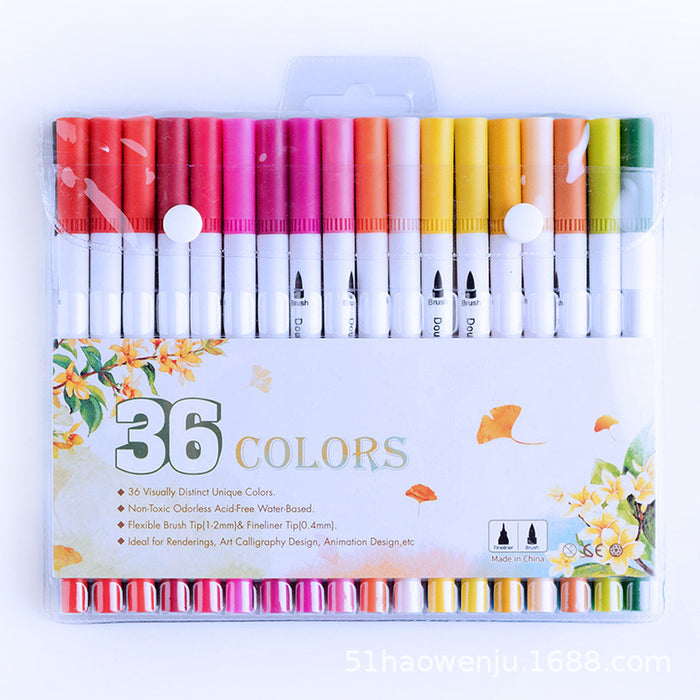 Jewelry WholesaleWholesale plastic watercolor pen marker JDC-BP-HWJ009 Ballpoint pen 好文聚 %variant_option1% %variant_option2% %variant_option3%  Factory Price JoyasDeChina Joyas De China