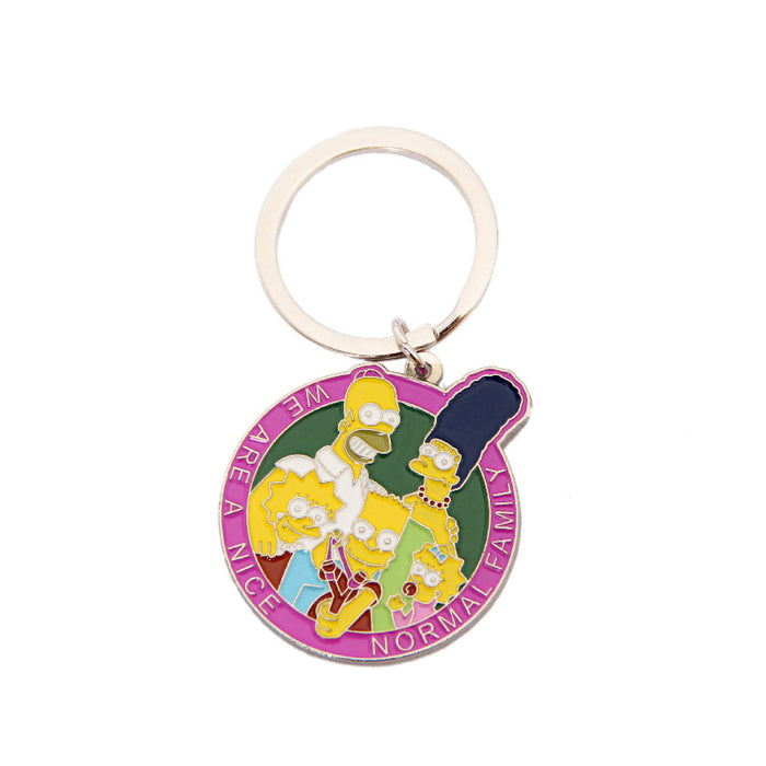 Wholesale Anime Cartoon Alloy Keychain MOQ≥2 (M) JDC-KC-DDe001