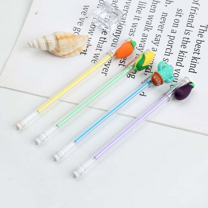 Wholesale Ballpoint Pen Cartoon Simulation Vegetable Plastic MOQ≥2 JDC-BP-Jincai002