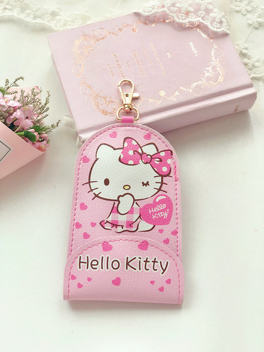 Wholesale Card Gemini Telescopic Keychain Card Holder Stretching Key Holder JDC-KC-CYJ005