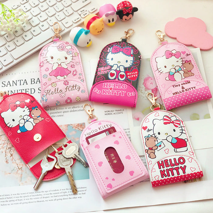 Wholesale Cartoon Telescopic Keychain Card Holder Stretching Key Cover JDC-KC-CYJ003