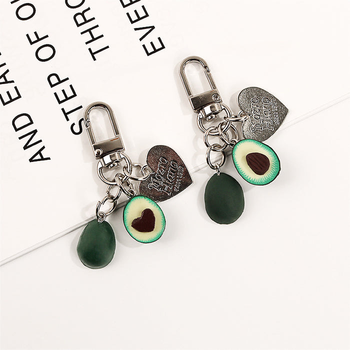 Jewelry WholesaleWholesale love avocado keychain JDC-KC-YHan002 Keychains 伊菡 %variant_option1% %variant_option2% %variant_option3%  Factory Price JoyasDeChina Joyas De China