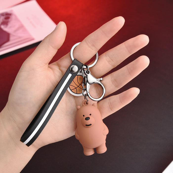 Wholesale Cartoon PVC Soft Rubber Keychain (M) JDC-KC-JXi006