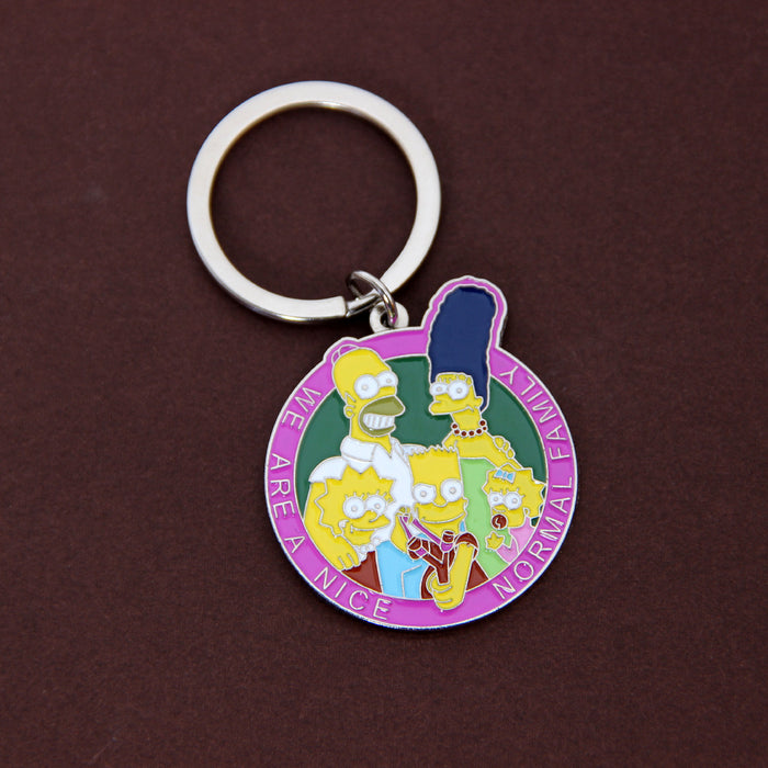 Wholesale Anime Cartoon Alloy Keychain MOQ≥2 (M) JDC-KC-DDe001