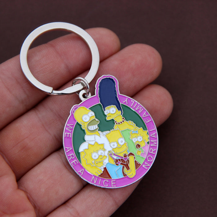 Wholesale Anime Cartoon Alloy Keychain MOQ≥2 (M) JDC-KC-DDe001