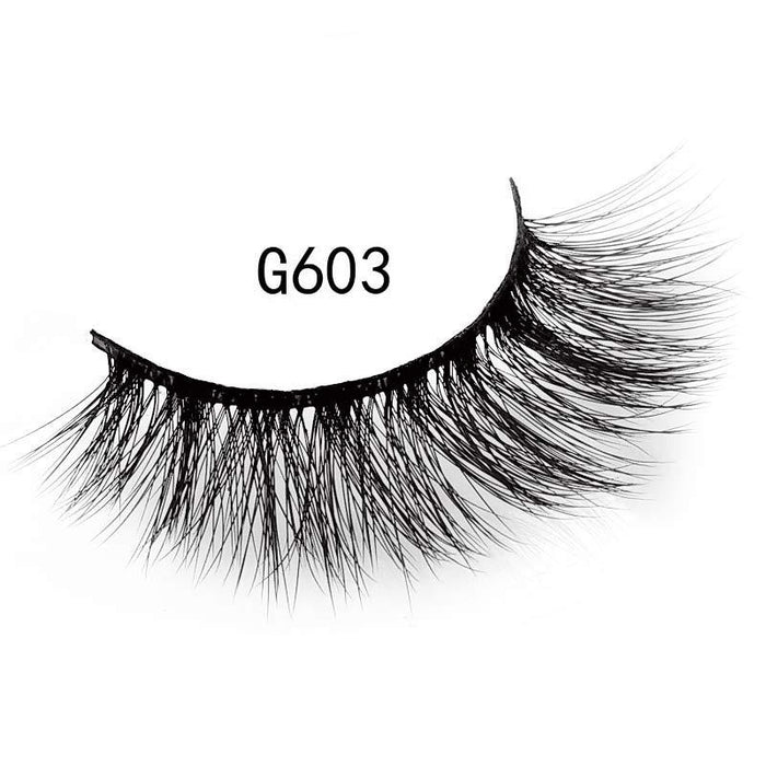 Wholesale Mink Hair False Eyelashes 5 Pairs Pack JDC-EY-LanJL004