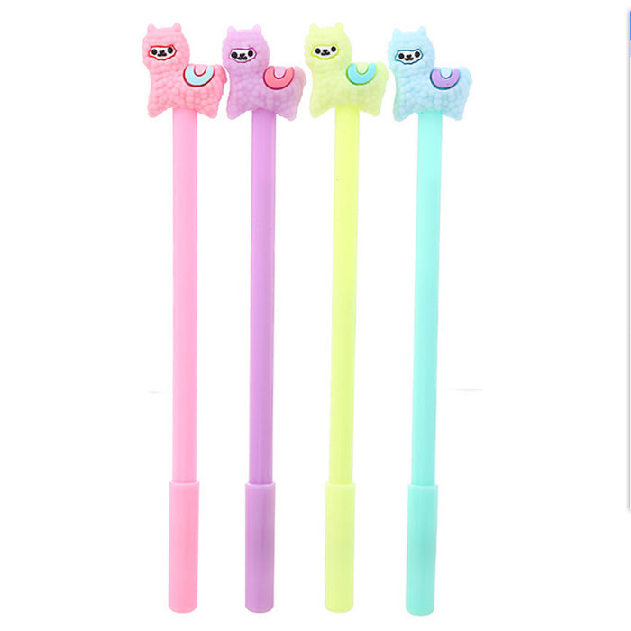 Wholesale Ballpoint Pen Plastic Cartoon Alpaca MOQ≥2 JDC-BP-Jincai008