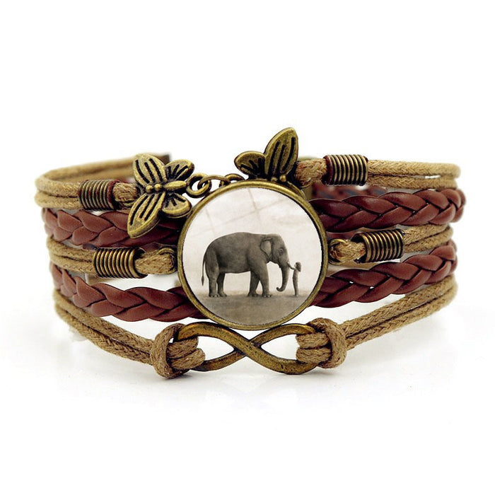 Jewelry WholesaleWholesale elephant and girl time gem bracelet JDC-BT-Hengx003 Bracelets 横湘 %variant_option1% %variant_option2% %variant_option3%  Factory Price JoyasDeChina Joyas De China