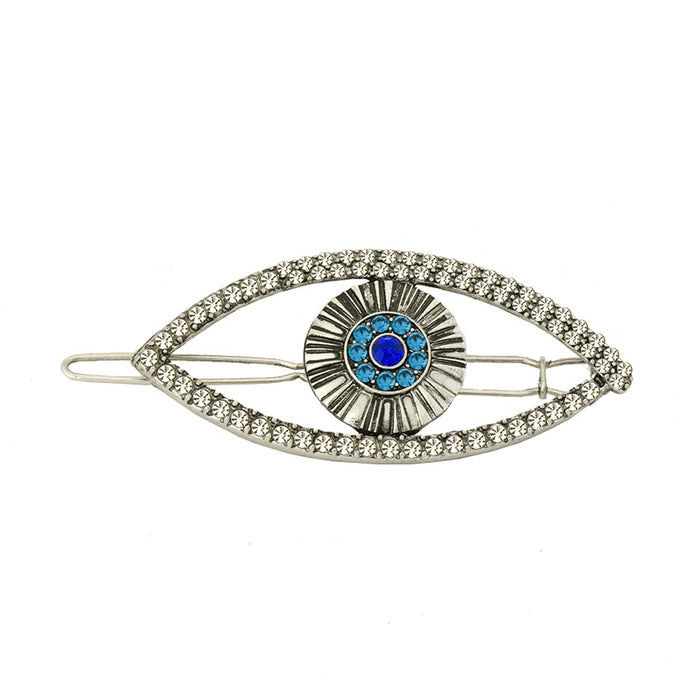 Wholesale Devil's Eye Hairpin Alloy Diamond JDC-HC-Huil004