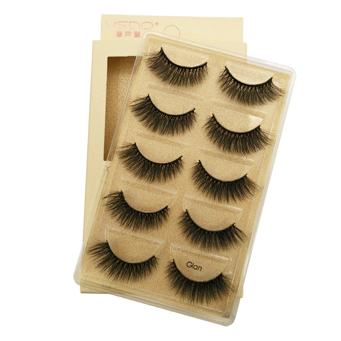 Wholesale 3D Mink Hair Soft False Eyelashes JDC-EY-LanJL006