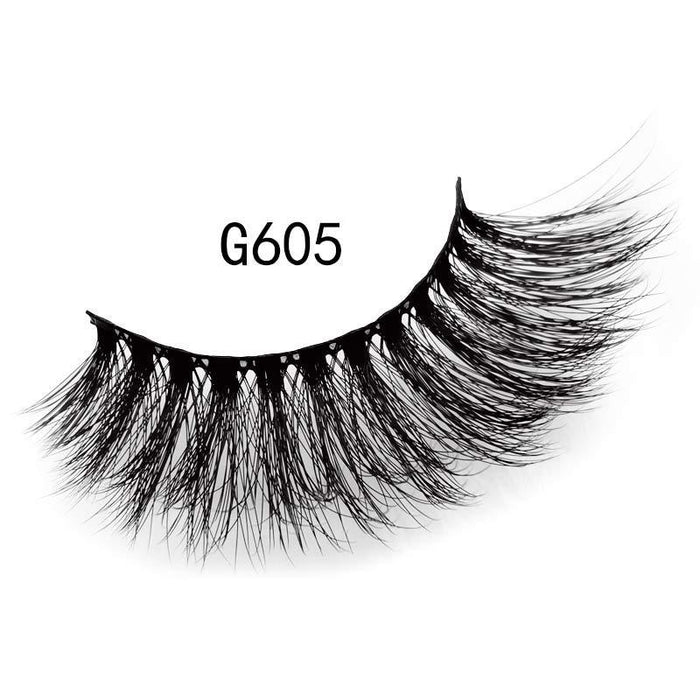 Wholesale Mink Hair False Eyelashes 5 Pairs Pack JDC-EY-LanJL004