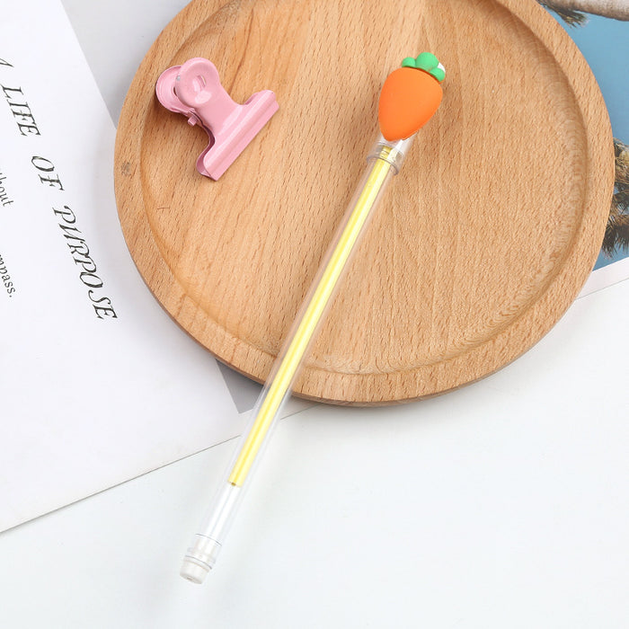 Wholesale Ballpoint Pen Cartoon Simulation Vegetable Plastic MOQ≥2 JDC-BP-Jincai002