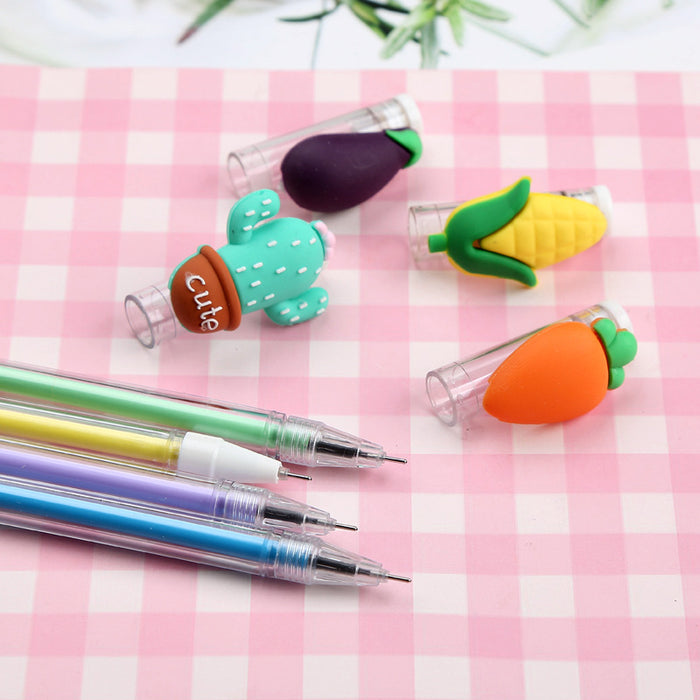 Wholesale Ballpoint Pen Cartoon Simulation Vegetable Plastic MOQ≥2 JDC-BP-Jincai002