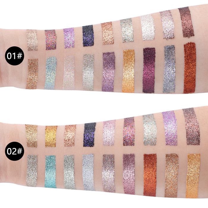 Wholesale 18 Colors Glitter Glitter Highlight Eyeshadow Palette MOQ≥3 JDC-EY-MR002