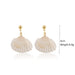 Jewelry WholesaleWholesale white conch shell alloy stud earrings JDC-ES-ManY007 Earrings 满溢 %variant_option1% %variant_option2% %variant_option3%  Factory Price JoyasDeChina Joyas De China