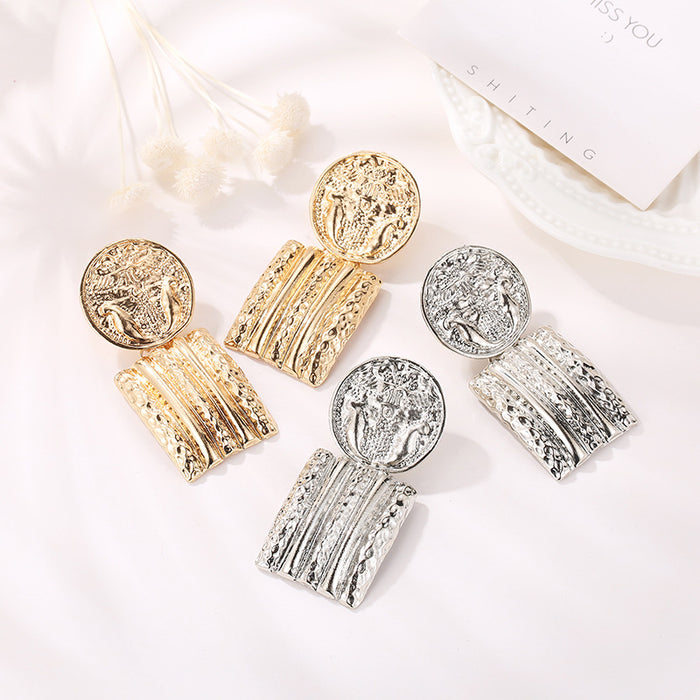 Jewelry WholesaleWholesale earrings European and American jewelry geometric exaggerated earrings JDC-ES-CM023 Earrings 岑迷 %variant_option1% %variant_option2% %variant_option3%  Factory Price JoyasDeChina Joyas De China