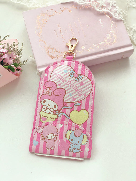 Wholesale Cartoon Telescopic Keychain Card Holder Stretching Key Cover JDC-KC-CYJ003