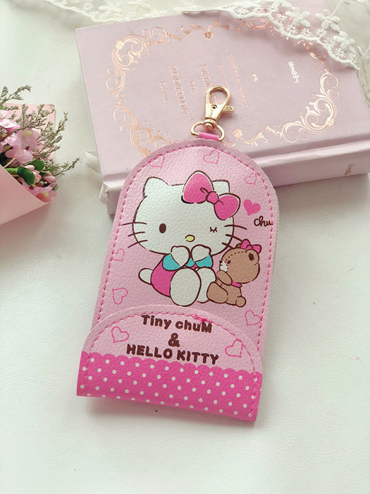 Wholesale Cartoon Telescopic Keychain Card Holder Stretching Key Cover JDC-KC-CYJ003