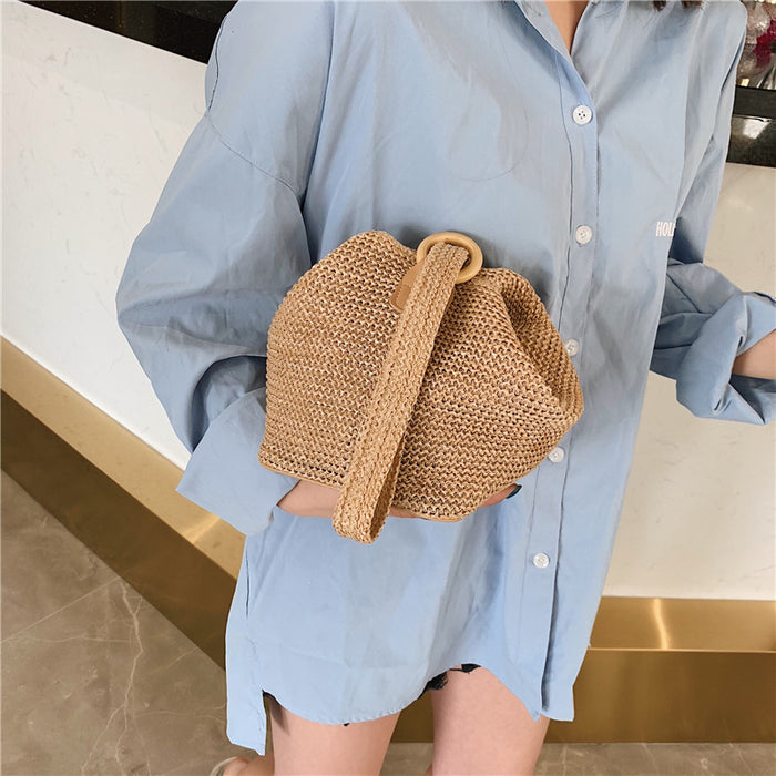 Jewelry WholesaleWholesale Beach Straw Handbag JDC-HB-Huayd001 Handbags 花约蝶 %variant_option1% %variant_option2% %variant_option3%  Factory Price JoyasDeChina Joyas De China