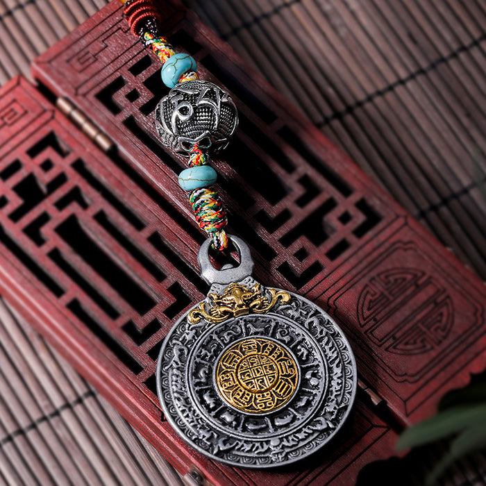 Wholesale DIY Jewelry Pendant Tibetan Ornament Religious Jiugong Bagua MOQ≥10 JDC-PT-XYC001