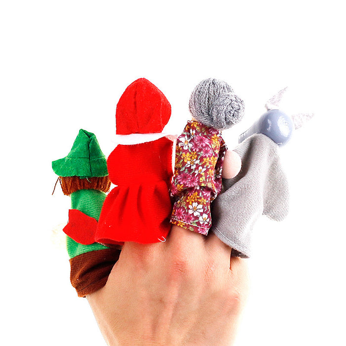 Wholesale fidgets toy plush fabric mermaid trumpet finger puppet MOQ≥3 JDC-FT-XiaoX001