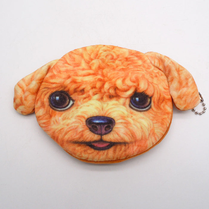 Wholesale dog cat head cosmetic bag coin bag cosmetic bag JDC-CB-YueC001