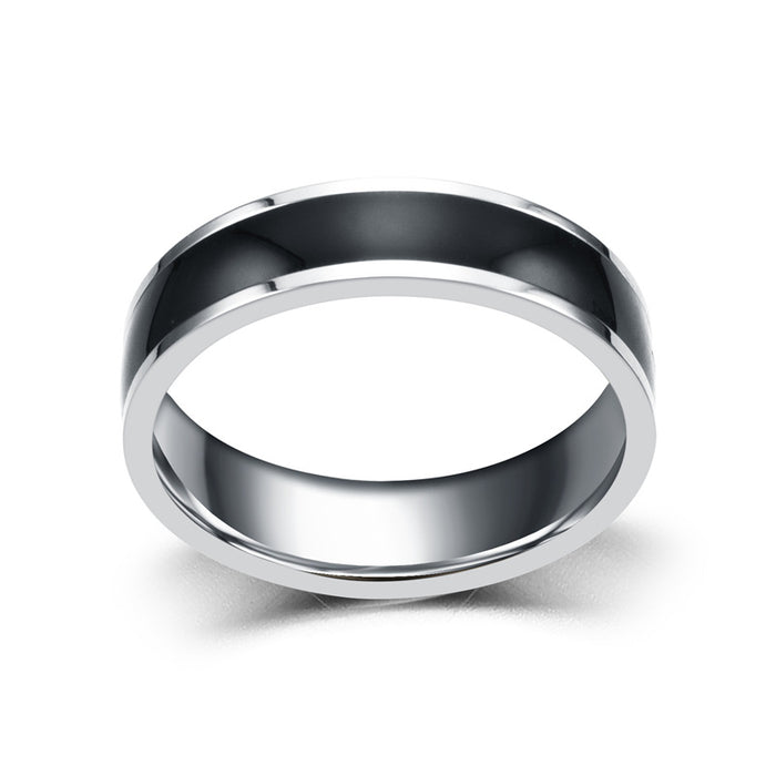 Wholesale Ring Stainless Steel Couple Simple JDC-RS-DaiH006