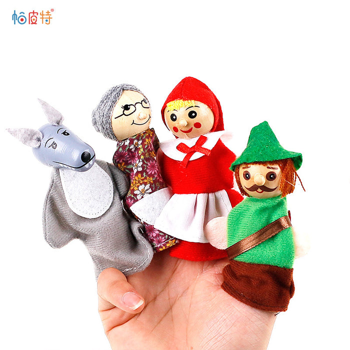 Wholesale fidgets toy plush fabric mermaid trumpet finger puppet MOQ≥3 JDC-FT-XiaoX001