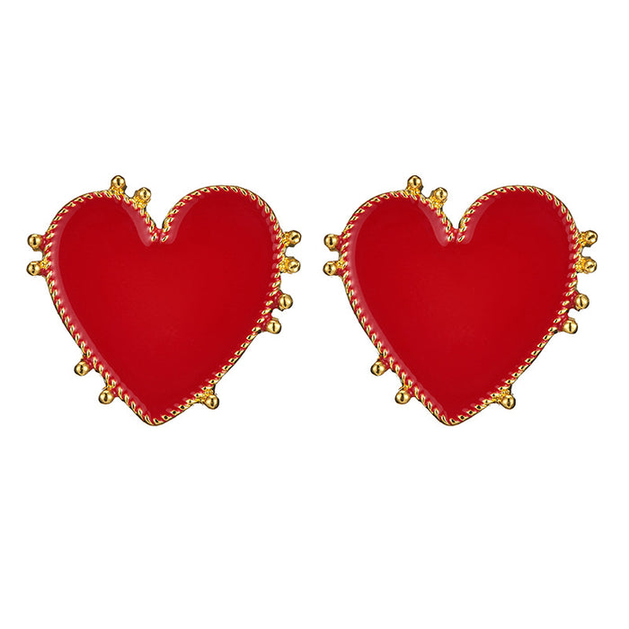 Jewelry WholesaleWholesale exaggerated love fashion punk earrings MOQ≥3 JDS-ES-GSYS007 Earrings 伊尚 %variant_option1% %variant_option2% %variant_option3%  Factory Price JoyasDeChina Joyas De China