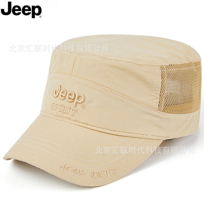 Wholesale Visor Flat Cap Men Casual Sun Hat JDC-FH-HLian002