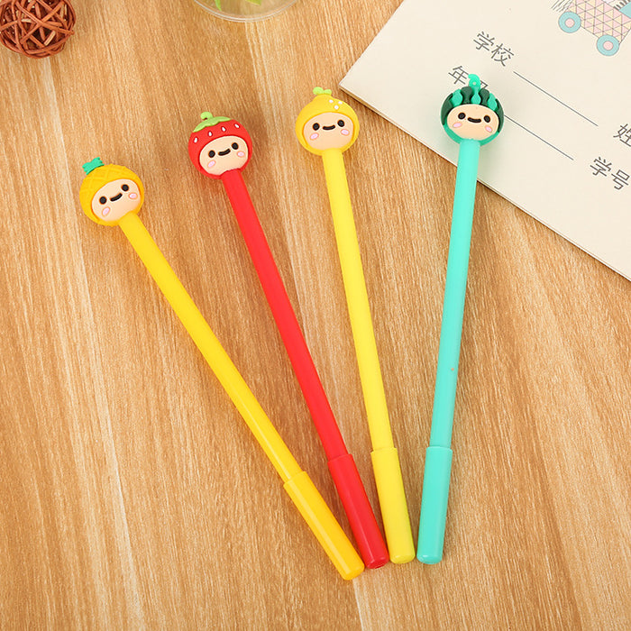 Jewelry WholesaleWholesale Random Cartoon Fruit Shape Silicone Plastic Ballpoint Pen JDC-BP-Liuj005 Ballpoint Pen 柳锦 %variant_option1% %variant_option2% %variant_option3%  Factory Price JoyasDeChina Joyas De China