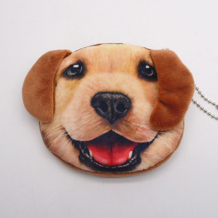 Wholesale dog cat head cosmetic bag coin bag cosmetic bag JDC-CB-YueC001