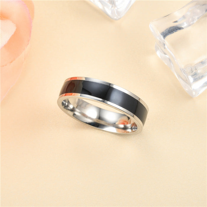 Wholesale Ring Stainless Steel Couple Simple JDC-RS-DaiH006