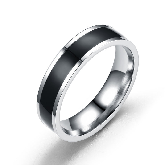 Wholesale Ring Stainless Steel Couple Simple JDC-RS-DaiH006